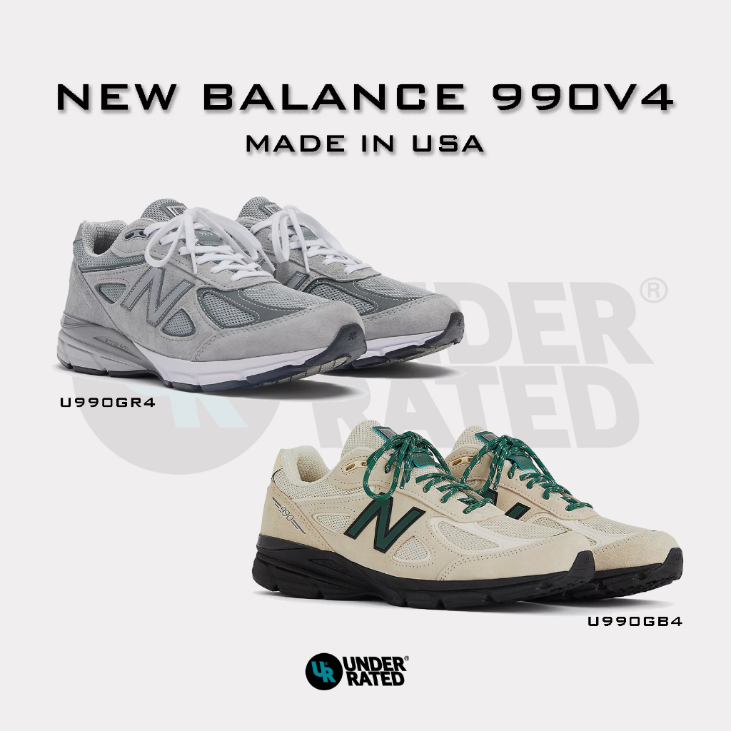 [สินค้าพร้อมส่ง] รองเท้า New Balance 990v4 Made in USA สินค้าลิขสิทธิ์แท้ 100%
