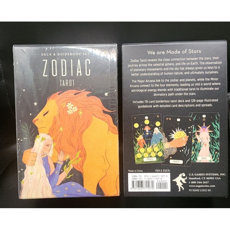 Zodiac Tarot Deck & Book Set ของแท้ มือ1 ในซีล