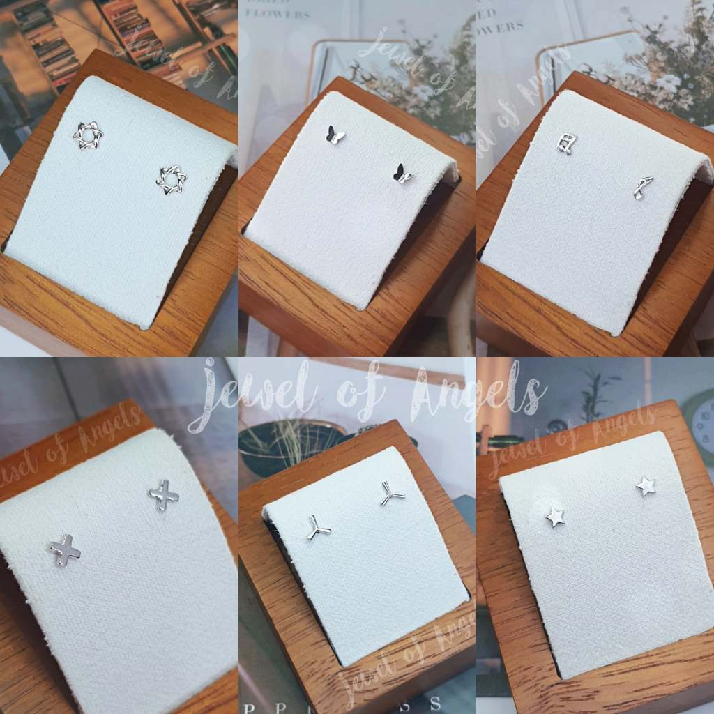 รวมต่างหูเงินแท้ S925 รุ่น Variety ต่างหูสตั๊ด stud มินิมอล ตุ้มหูเงินแท้ทั้งชิ้น Silver925