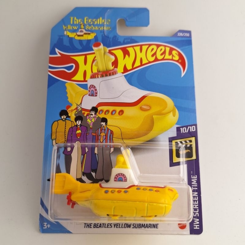 รถเหล็ก Hotwheels THE BEATLES YELLOW SUBMARINE 226/250 (ib37)