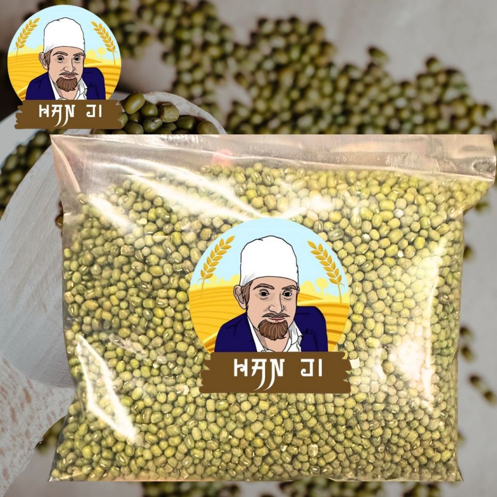 Hanji ถั่วเขียว 500 กรัม Green Bean