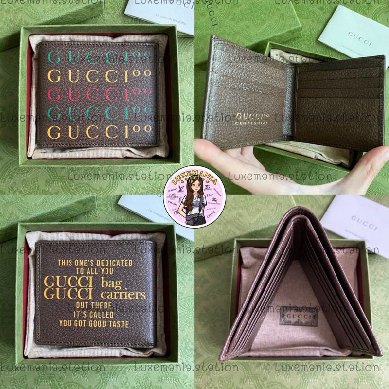 👜: New!! Gucci Bi-fold Men Wallet‼️ก่อนกดสั่งรบกวนทักมาเช็คสต๊อคก่อนนะคะ‼️