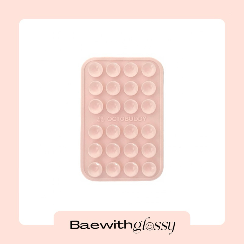 BAEWITHGLOSSY | Octobuddy — Silicone Suction Phone Case (พร้อมส่ง)