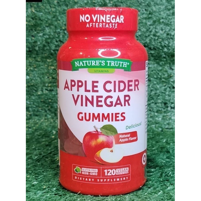 อาหารเสริม  Nature's Truth Apple Cider Vinegar 600mg (บรรจุ 120 gummies)