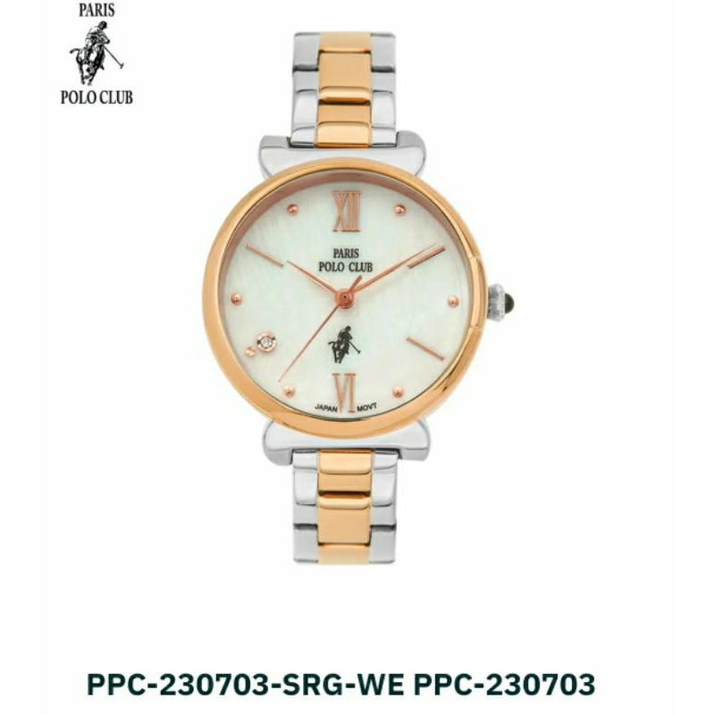 Paris Polo Club นาฬิกาผู้หญิง รุ่นPPC-230703 ของแท้100% รับประกัน1ปี