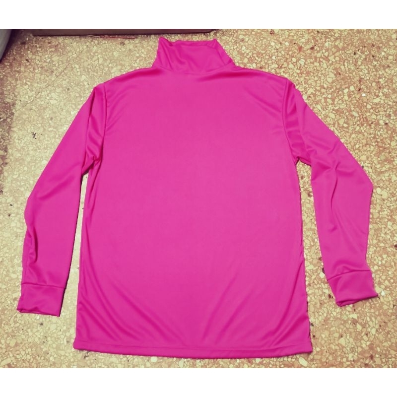 เสื้อยืดคอเต่า​SPIRITแขนยาว​ผ้า​กีฬาMICRO​เพื่อสุขภาพกายและใจ