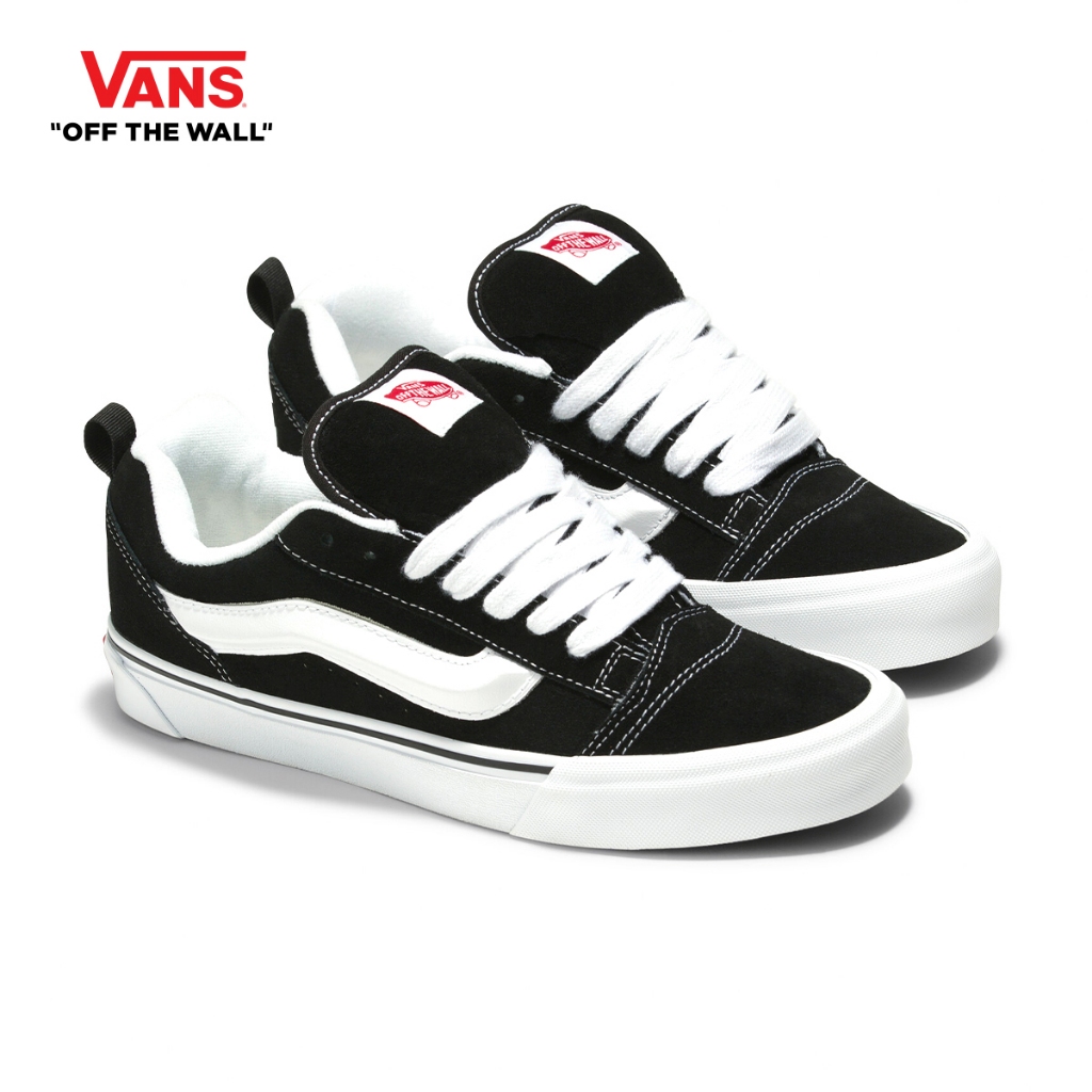 VANS KNU SKOOL - BLACK/TRUE WHITE รองเท้าผ้าใบ ชาย หญิง
