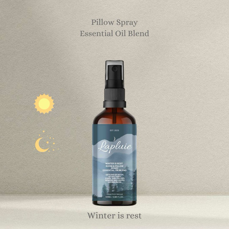 Lapluie สเปรย์ฉีดหมอน 100% Natural Winter ผ่อนคลาย กำจัดไรฝุ่น บำบัด นอนหลับง่าย สปา ดับกลิ่น ฆ่าเชื้อ ลดกลิ่นอับ