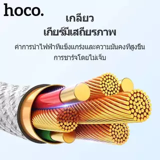 ใหม่สายชาร์จ Hoco X56 1M 3.0A สายชาร์จสำหรับ แอนดรอยด์ สำหรับ for L/Micro USB/Type-C/ C to C