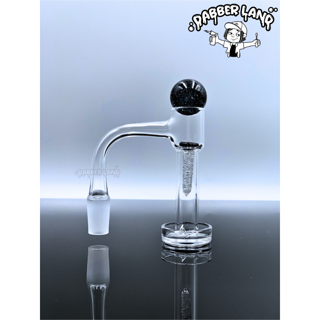 Galaxy Dichro Glass Terp Screw Marble Set 22mm Carb Cap For Quartz Banger ลูกแก้วคาร์บแคป-เนลทรงตะปู GTS35
