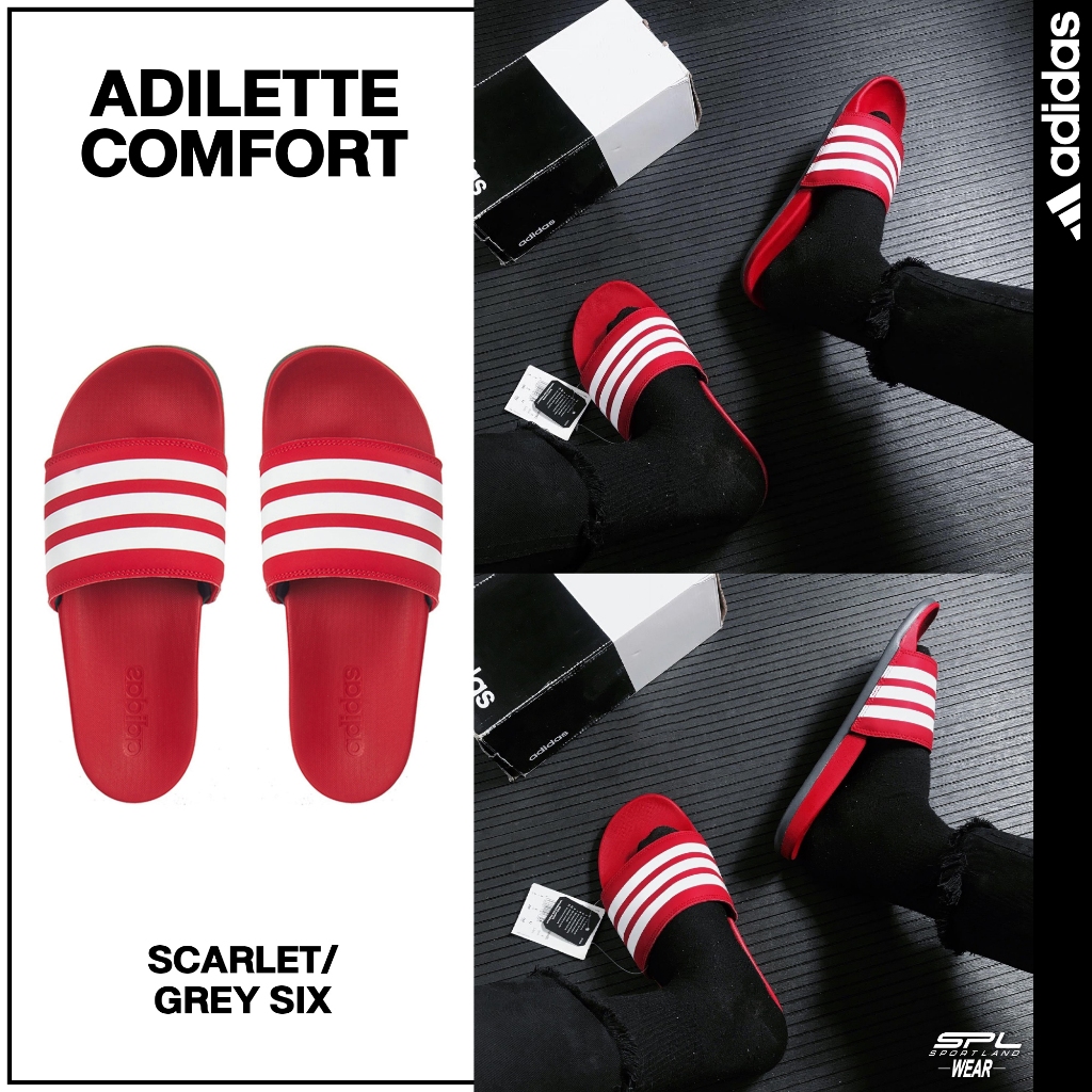 Adidas รองเท้าแตะ รองเท้าพื้นนุ่ม SPF M Adilette Comfort EG1852 (1300) EOSS