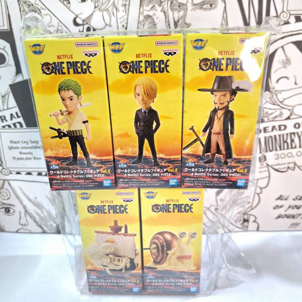[lot jp] WCF ONE PIECE NETFLIX VOL.2 BANDAI MINI FIGURE วันพีซ