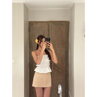 เกาะอกผ้าคอตต้อน Cindy tube top