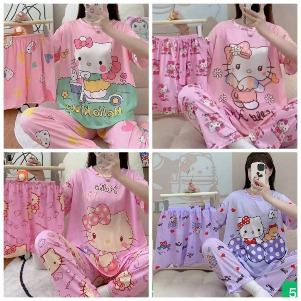 ชุดนอนลายการ์ตูน 3 ชิ้น Pyjama 3Pc