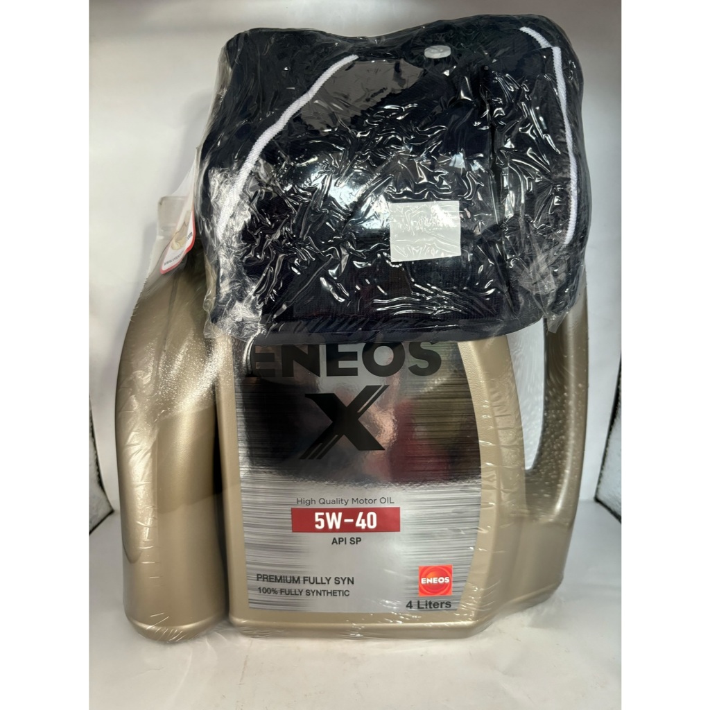 น้ำมันเครื่องเบนซินสังเคราะห์ ENEOS X 5W-40 SUPER FULLY SYN 4+1L เอเนออส เอ๊กซ์ 5W-40