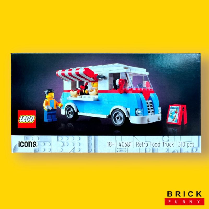 Lego 40681 Retro Food Truck เลโก้ของใหม่ กล่องสวย ของแท้ 100% ครับ