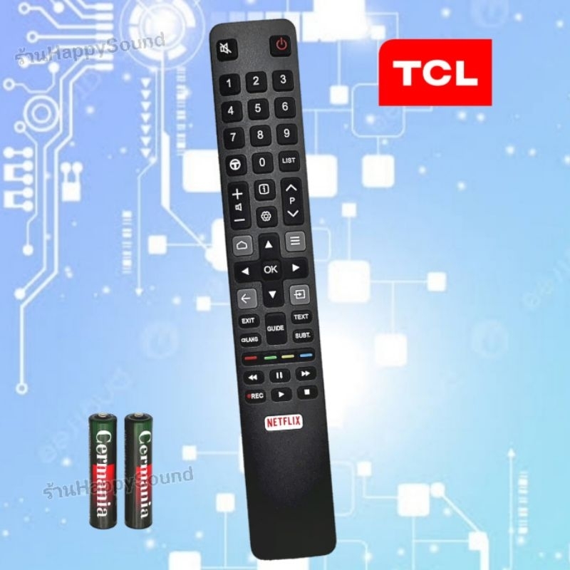 รีโมททีวี LCD/LED Samart TV ยี่ห้อ TCL  CRC802N รุ่น 49C2US , 55C2US , 65C2US ,75C2US , 43P20US