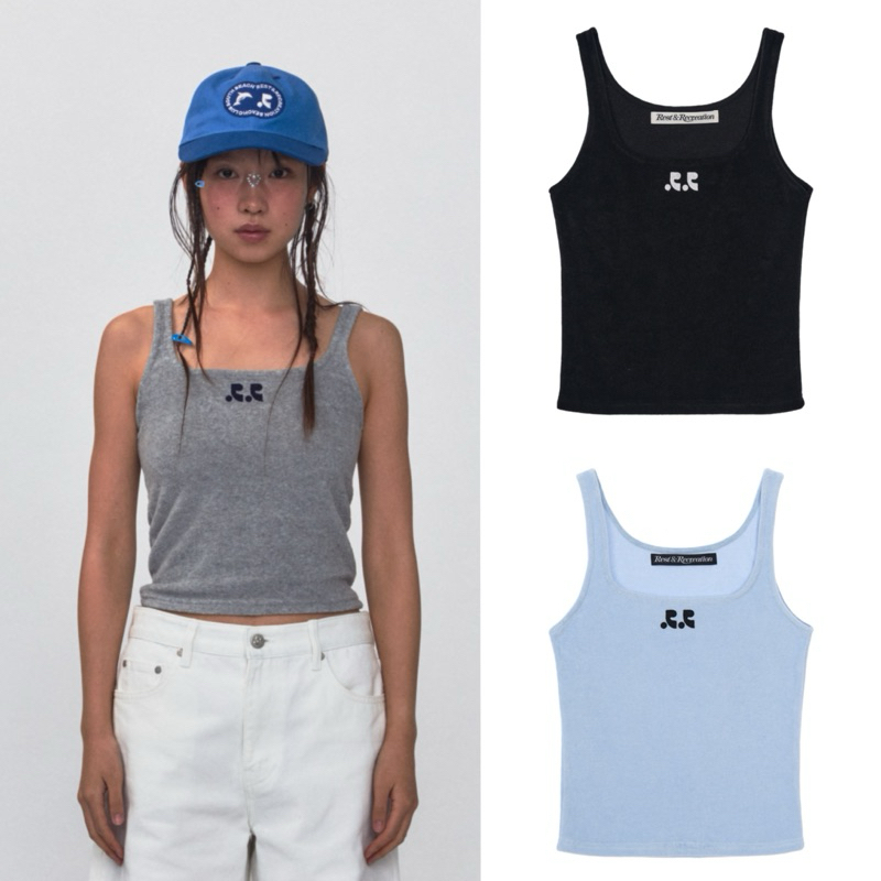 [แท้/พรีออเดอร์] REST&RECREATION - RR TERRY TANK TOP