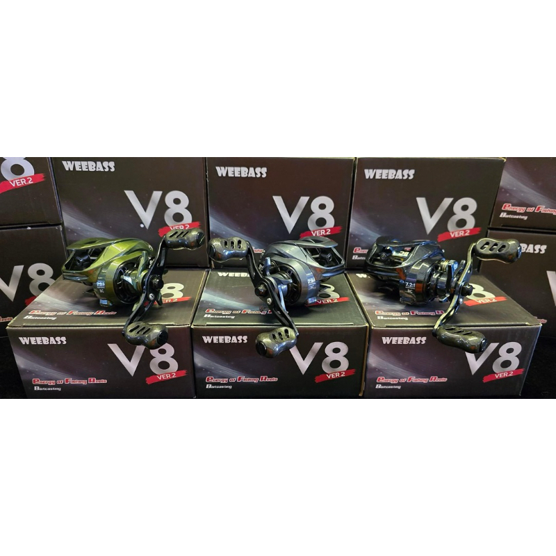 WEEBASS V8 Ver.2 รอก Baitcasting รอกวีเบส