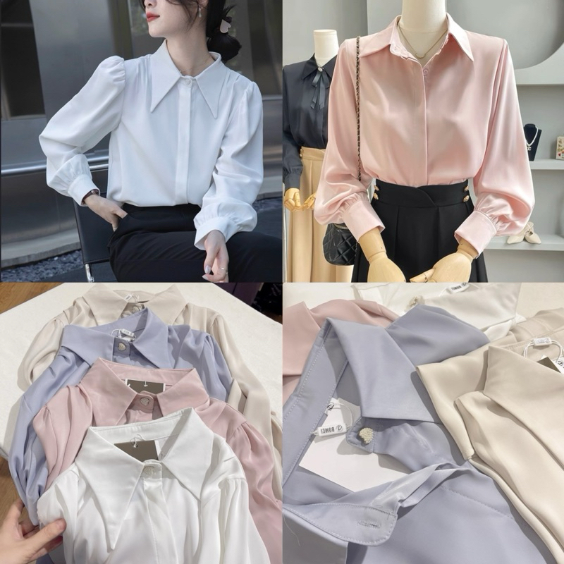 เสื้อทำงานออฟฟิศ แบบเรียบร้อย