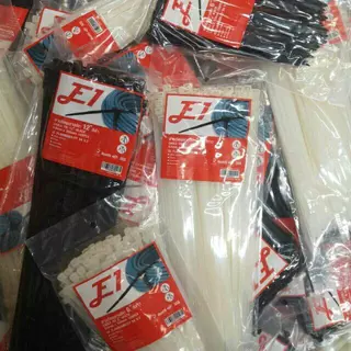 (ห่อละ100เส้น) สายรัด เคเบิ้ลไทร์ รัดสายไฟ ขนาด 6 8 10 12 นิ้ว Cable Tie ผลิตจากไนลอน