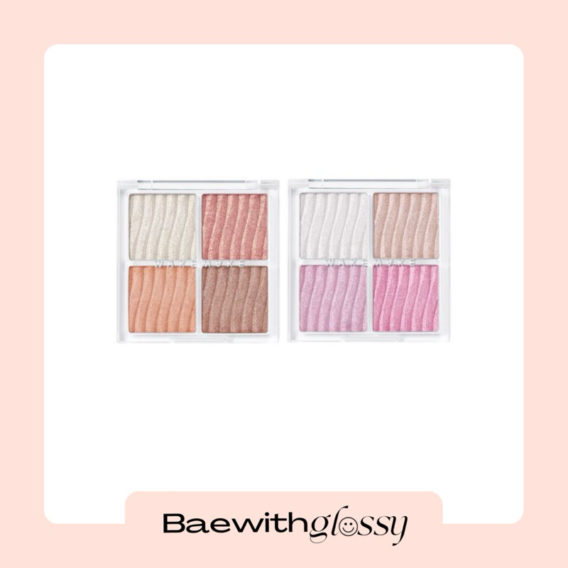 BAEWITHGLOSSY | Wakemake — Glow Contouring Highlighter Palette (พร้อมส่ง)