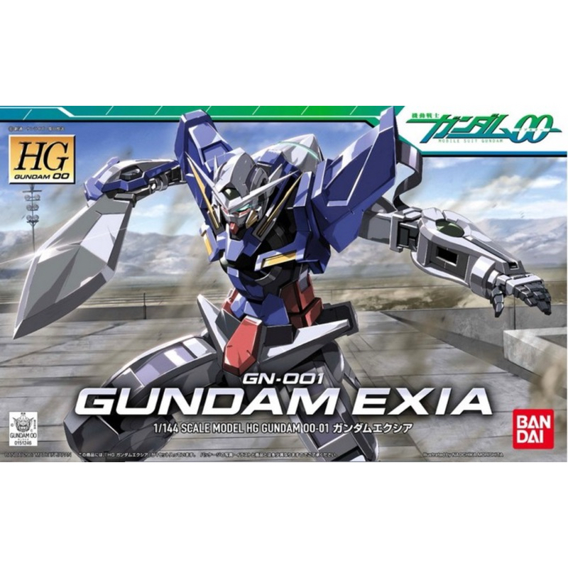 Bandai HGOO GN-001 Gundam Exia
