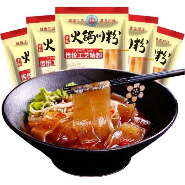 เส้นมันเทศ (火锅川粉) เส้นหนึบสุกี้จีน ขนาด240g เส้นหนึบหนาหนุ่ม เส้นใหญ่ใส่หม้อไฟ เส้นก๋วยเตี๋ยวจีนเส้นมัน พร้อมส่ง