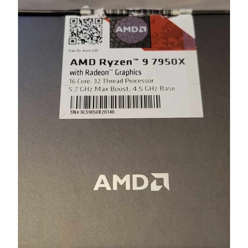 AMD Ryzen 9 7950X มือสอง