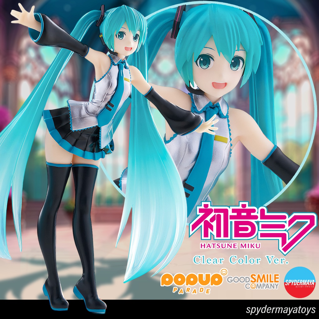 [พร้อมส่ง] Pop Up Parade Hatsune Miku (Clear Color Ver.) - Good Smile Company