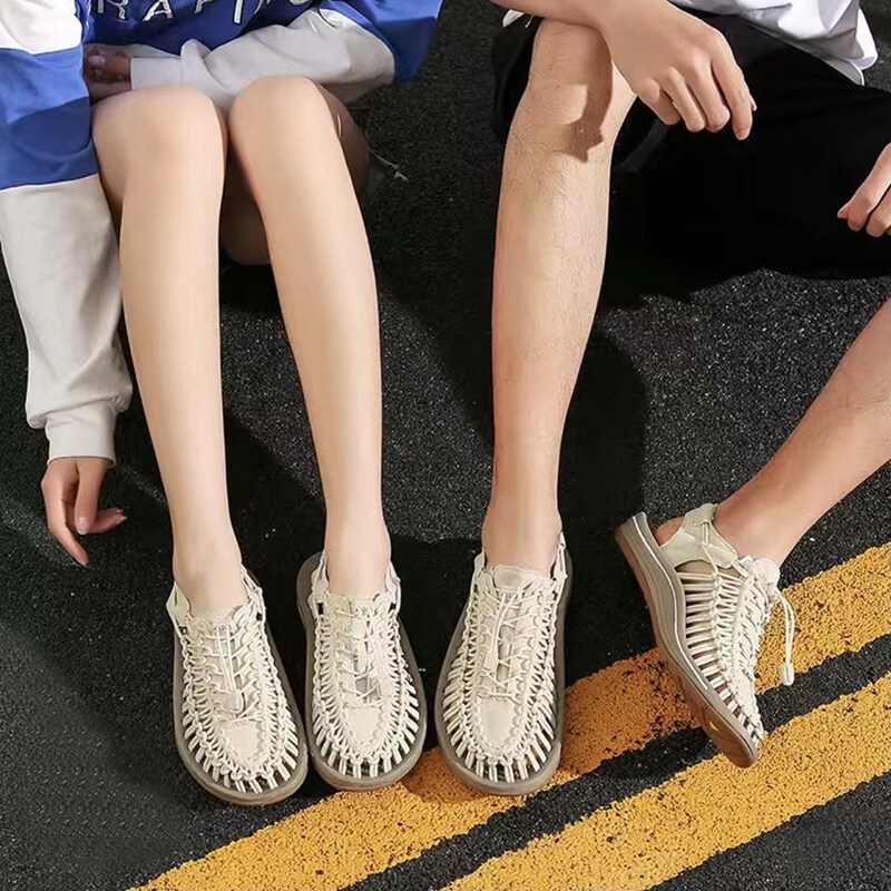 （269THB）ส่งไว🚀1-2 วัน รองเท้าแตะรัดส้น เชือกถักสาน รองเท้าเดินป่า Sandals 5 สี