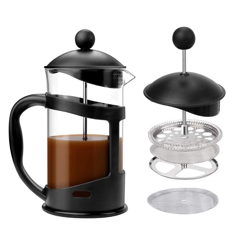 เครื่องชงกาแฟ กาชงกาแฟ เฟรนช์เพรส French Press ใช้งานง่าย วัสดุเป็นแก้วกันความร้อนอย่างดี ชงได้สูงสุด 4-6แก้ว Thamcoffee thumbnail 7