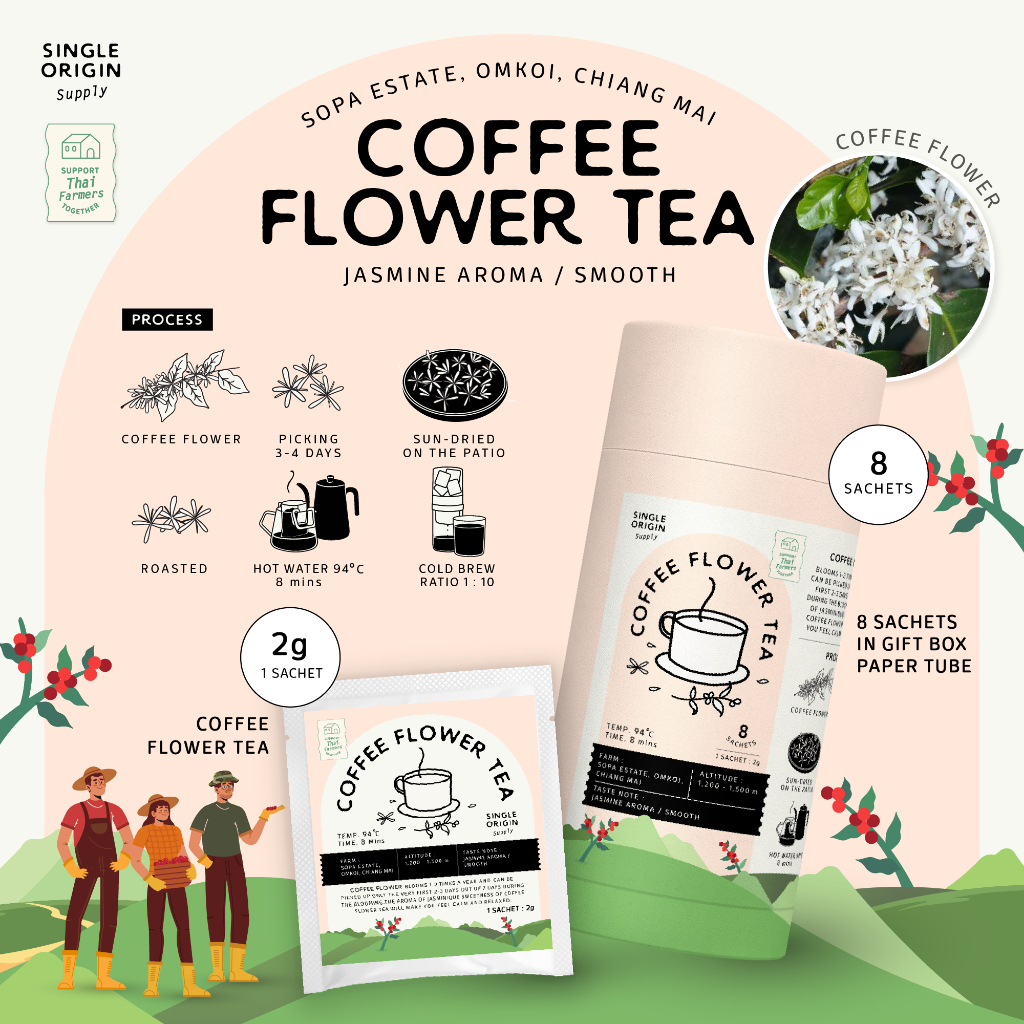 ชาดอกกาแฟ อมก๋อย - S.O.S Coffee Flower Tea