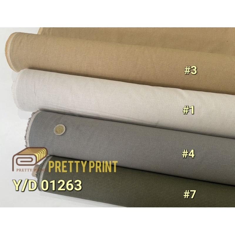 Cotton Yarn Dyed (ผ้าทอ) Y/D 01263 (ขายเป็นหลา)