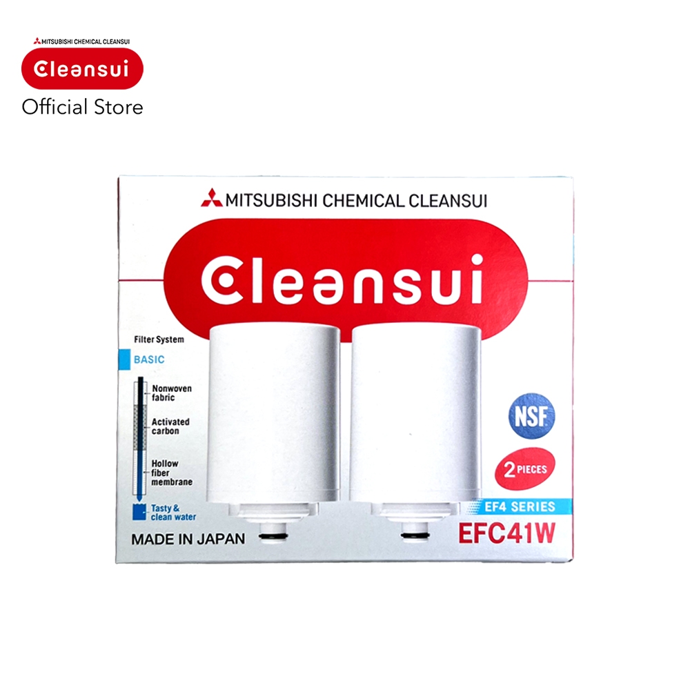 ไส้กรอง Mitsubishi Cleansui รุ่น EFC41W ล็อตใหม่ 10+2 (CGC4EW) แพ็ค 2 ชิ้น มาตราฐาน NSF