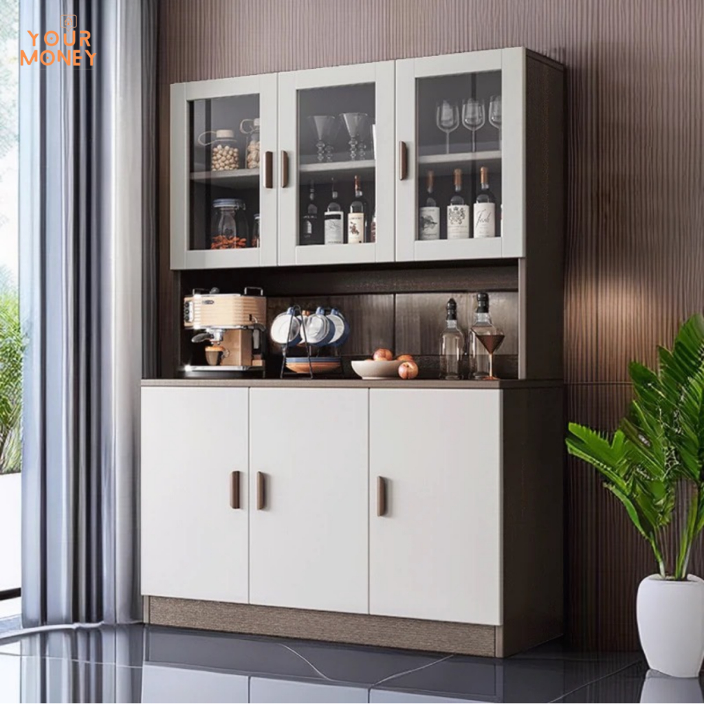 ตู้วางของในห้องครัว พร้อมส่ง ชั้นวางของในครัว ตู้เก็บของอเนกประสงค์ ตู้วางไมโครเวฟ ช่วยประหยัดพื้นที่ ดีไซด์ทันสมัย