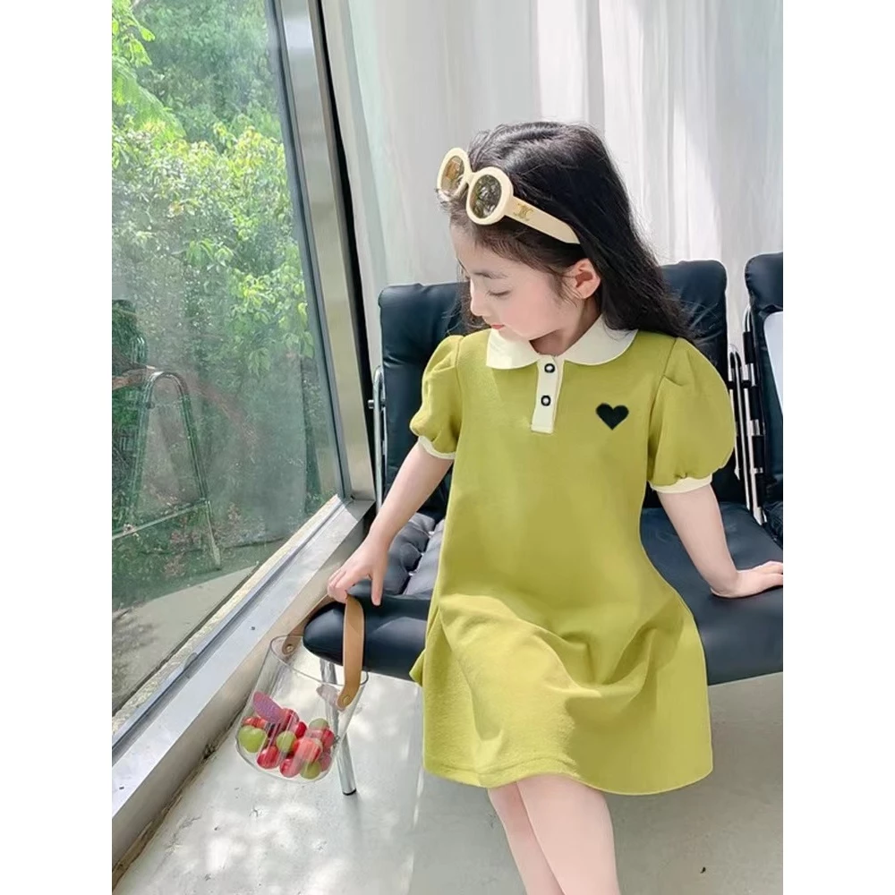 XX02 ชุดกระโปรงเด็ก มินิเดรสเทนนิส เดรสแฟชั่น น่ารักๆ 90-140 cm