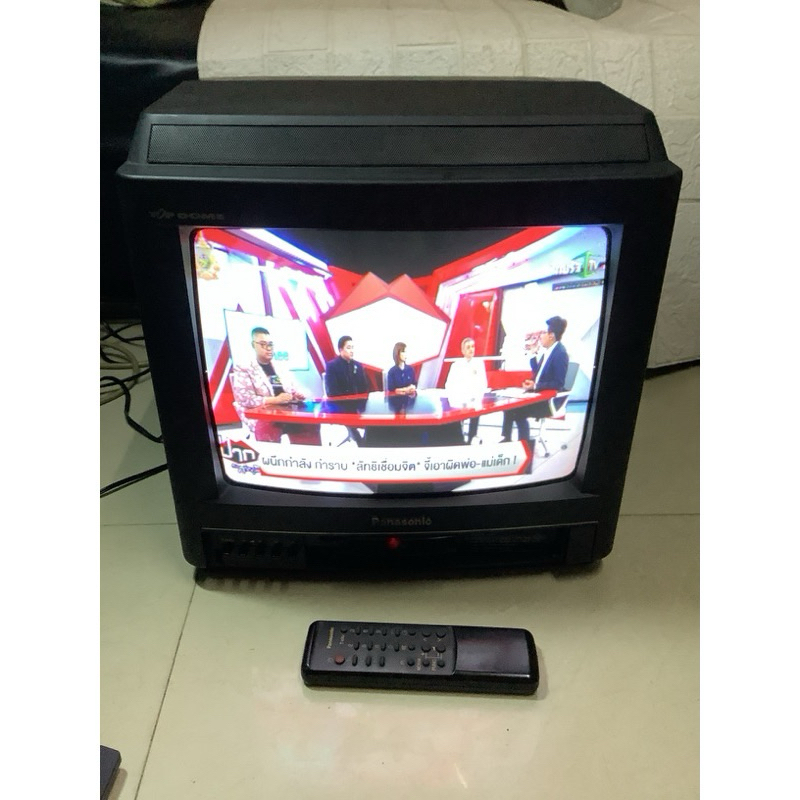 🚨จัดส่งกทม.และปริมณฑลเท่านั้น🚨 จอแก้วTV Panasonic รุ่น TC-14L3สภาพเก่าเก็บไม่แน่ใจว่าจะใช้ได้นานไหม,TV Panasonic 14”จอนู