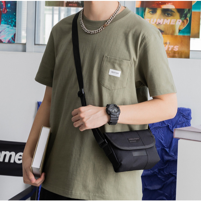 (B-667) กระเป๋าสะพายข้าง สไตล์เกาหลี แฟชั่นมาใหม่ มีซิป เรียบง่าย แฟชั่นฤดูใบไม้ผลิ ฮิตมากตอนนี้ 5สี