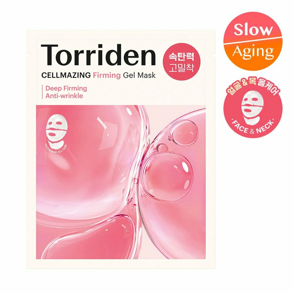 [สินค้าของแท้100% พร้อมส่งทันที] Torriden  Cellmazing  Firming Gel Beauty Mask (45g / 1แผ่น) [มาส์กห