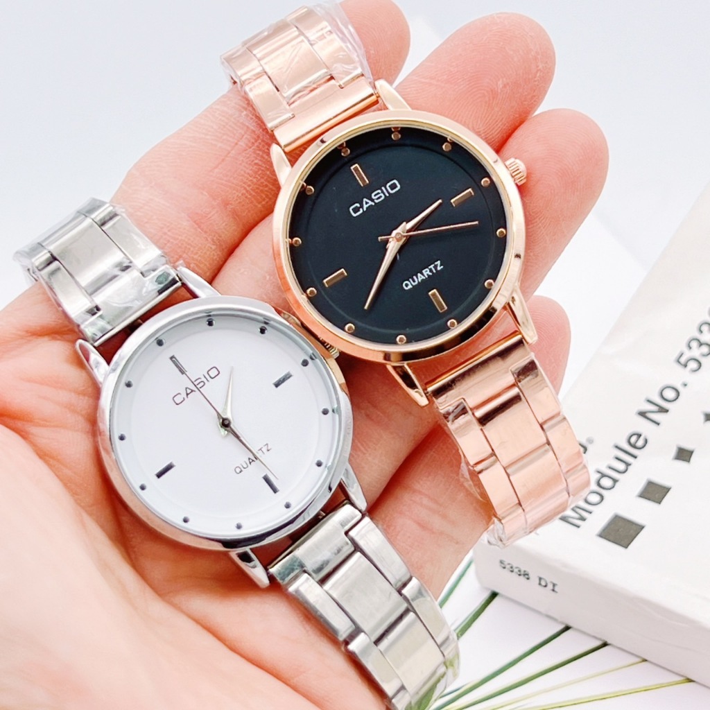 CA นาฬิกาผู้หญิง รุ่น E413MB สายนาฬิกา สแตนเลส ขนาด 32 มม แถมกล่องฟรี