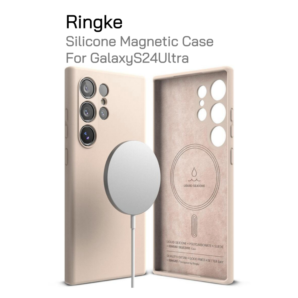 Ringke GalaxyS24 Ultra Silicon&Magnetic Case