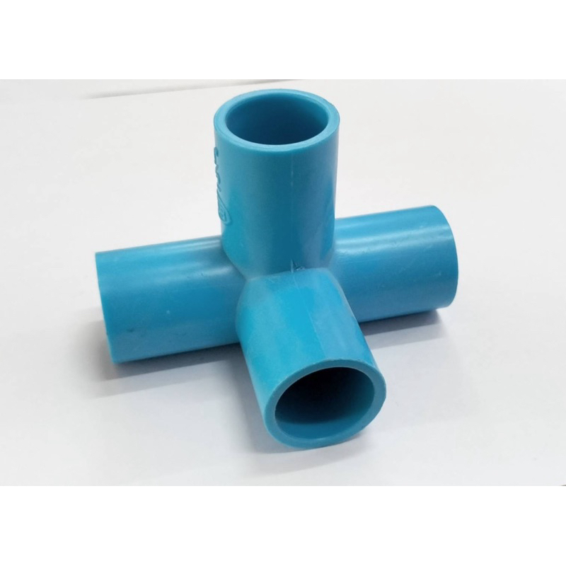 สี่ทางตั้งฉาก PVC 1/2“ และ สี่ทางเกษตร pvc