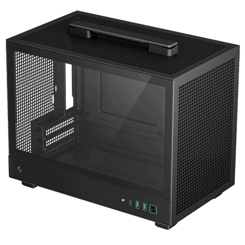 เคส Mini ITX Deepcool CH160 (Black) SFF PC Case เคสคอมพิวเตอร์ขนาดเล็ก พกพาง่าย