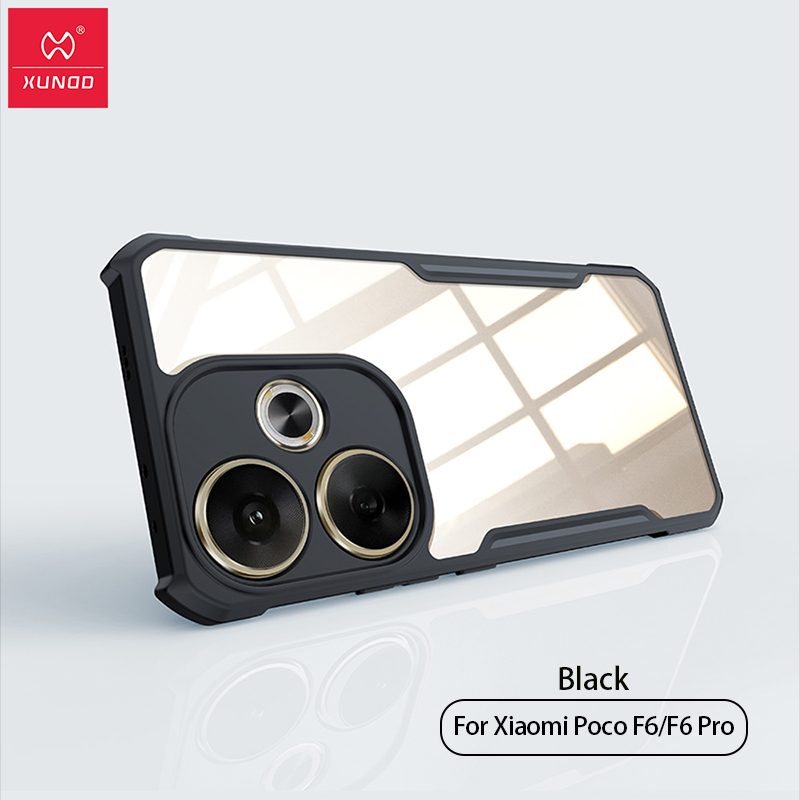 XUNDD เคส ใช้สำหรับ Xiaomi Poco F6/Poco F6 Pro เคส ต่อต้านการดรอป ป้องกันรอยขีดข่วน Xiaomi Poco F6/P