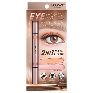 BROWIT Eyedol Matte & Glow Shadow Stick ขนาด 0.5 g. บราวอิท อายแชโดว์สติ๊ก