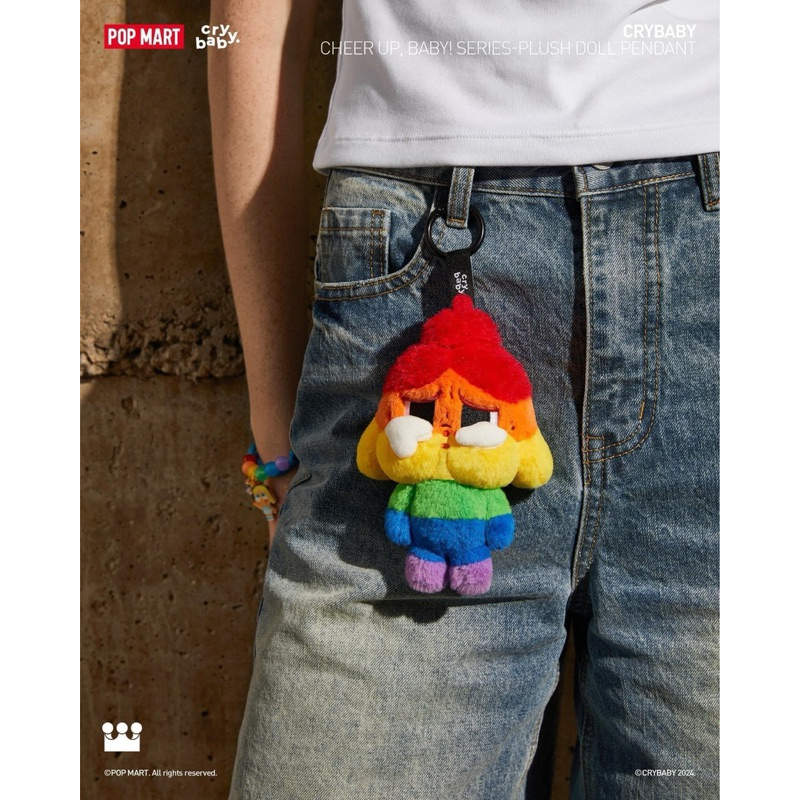 [พร้อมส่งจากไทย 🇹🇭]Crybaby Cheer UP Baby พวงกุญแจ 🌈