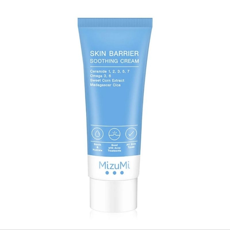 (ในไลฟ์ลด50%)ของแท้*พร้อมส่ง*ส่งไว*Mizumi Skin Barrier Soothing Cream 45g.