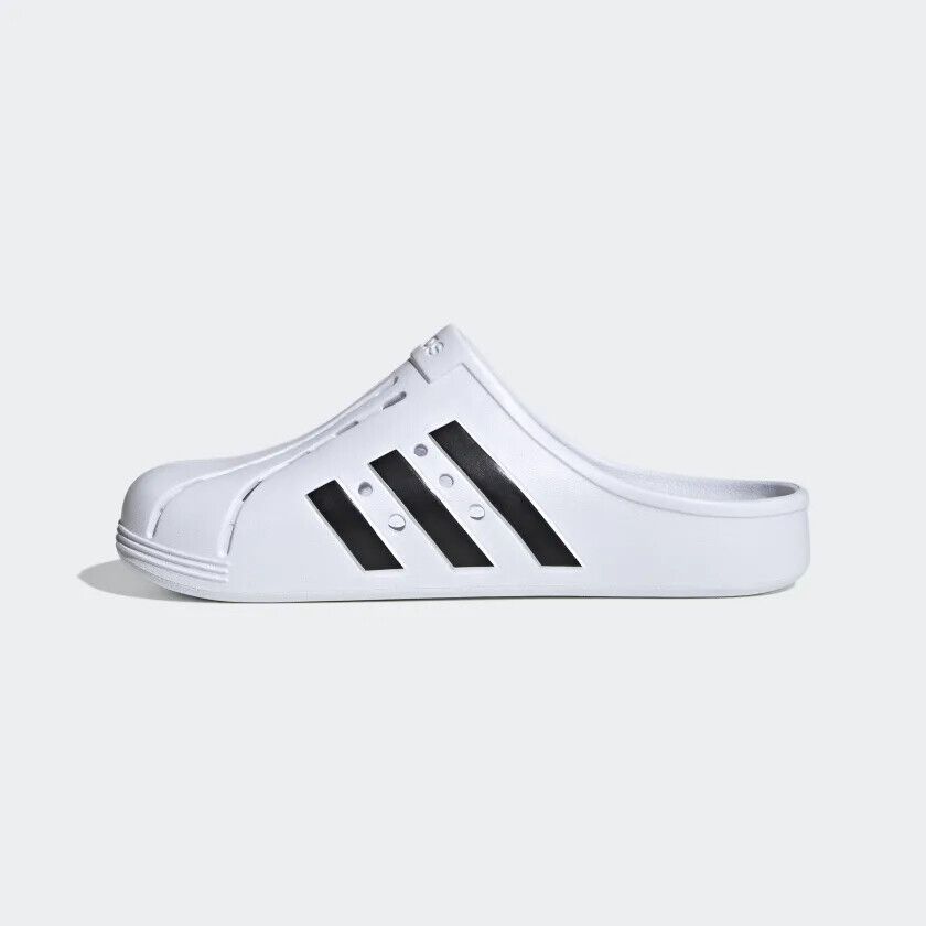Adidas Adilette Clogs Sports slippers รองเท้าแตะแพลตฟอร์ม EVA พื้นนิ่มนุ่ม กันลื่น สีพื้น ใส่ได้ทั้งผู้หญิ