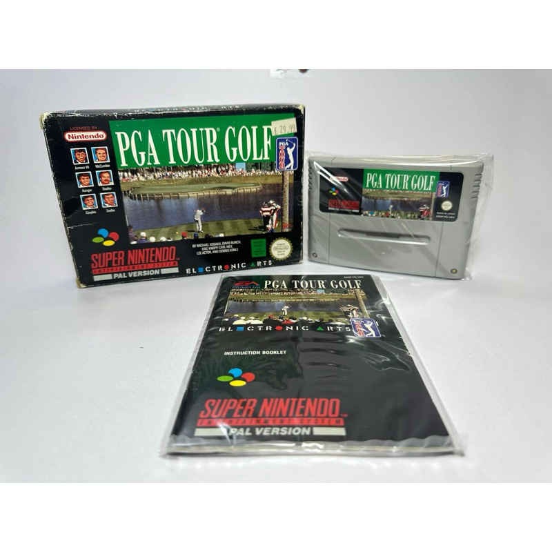 ตลับแท้ Super Famicom (PAL Version)(sfc)  PGA Tour Golf